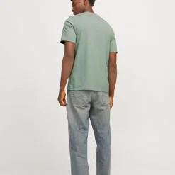 Tee shirt verner coton col de cou Homme JACK & JONES