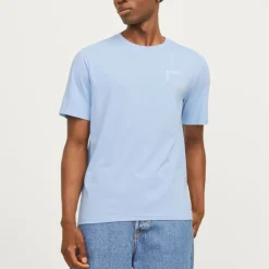 Tee shirt verner coton col de cou Homme JACK & JONES