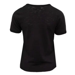 Tee-shirt pull manches courtes noir mada Femme LA PETITE ETOILE