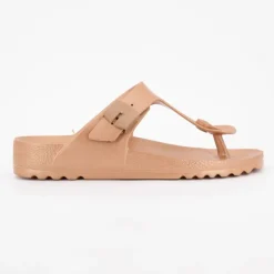 Tongs en plastique bahia flip flop camel Femme SCHOLL