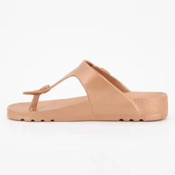 Tongs en plastique bahia flip flop camel Femme SCHOLL