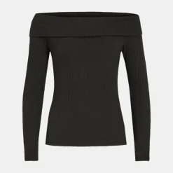 Top ommi black épaules dénudées Femme VILA