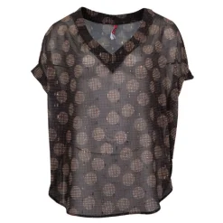 Top transparent imrpimé formes rondes Femme IMPERIAL