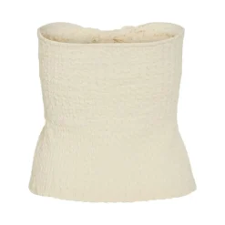 Top tube décolleté asymétique drapé Femme VILA