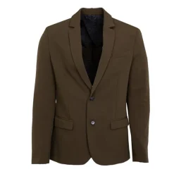 Veste de blazer kaki en coton Homme IMPERIAL