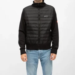 Veste de mi saison doudoune navy bi matiere Homme LOTTO