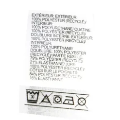 Veste de ski à 3 bandes capuche noire Homme ADIDAS