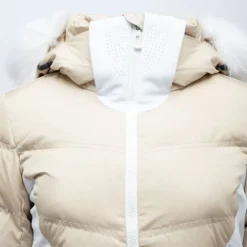 Veste de ski à capuche fausse fourrure avec logo Femme ROSSIGNOL