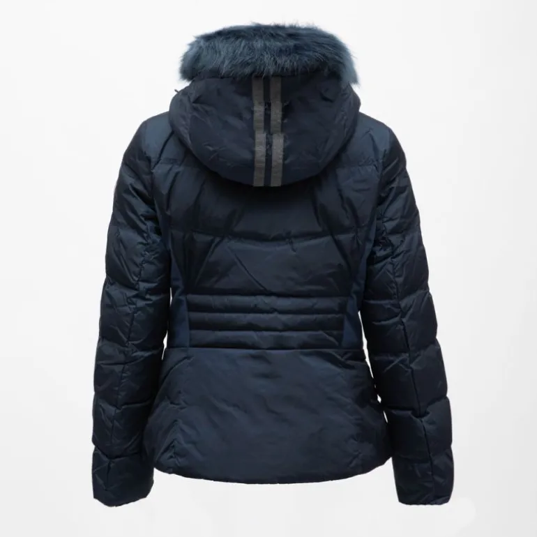 Veste de ski à capuche fausse fourrure avec logo Femme ROSSIGNOL