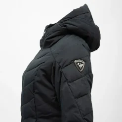 Veste de ski à capuche resort avec bandes réfléchissantes Femme ROSSIGNOL