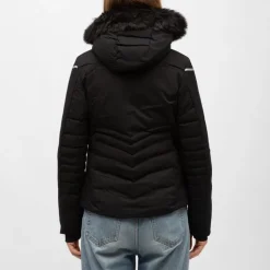 Veste de ski resort capuche fourrée Femme ROSSIGNOL