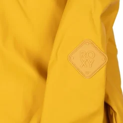 veste double polaire jaune à capuche Enfant ROXY