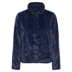 Veste fausse fourrure Vida col montant Femme ONLY