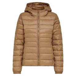 Veste matelasse capuche Tahoe toasted coconut Femme ONLY