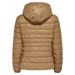 Veste matelasse capuche Tahoe toasted coconut Femme ONLY