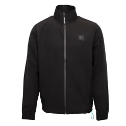 Veste noire col cheminée Darwin Homme HELVETICA