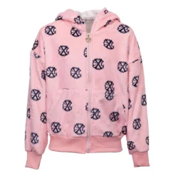 Veste polaire zippée à capuche imprimé logo Fille CXL BY CHRISTIAN LACROIX