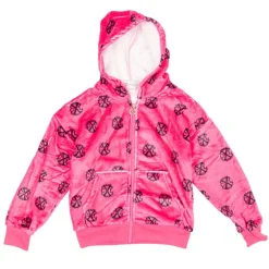 Veste polaire zippée à capuche imprimé logo Fille CXL BY CHRISTIAN LACROIX