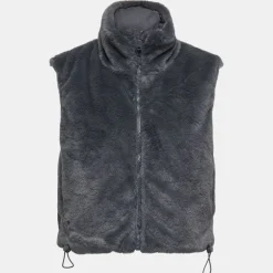 Veste sans manche reversible fausse fourrure col montant Femme ONLY